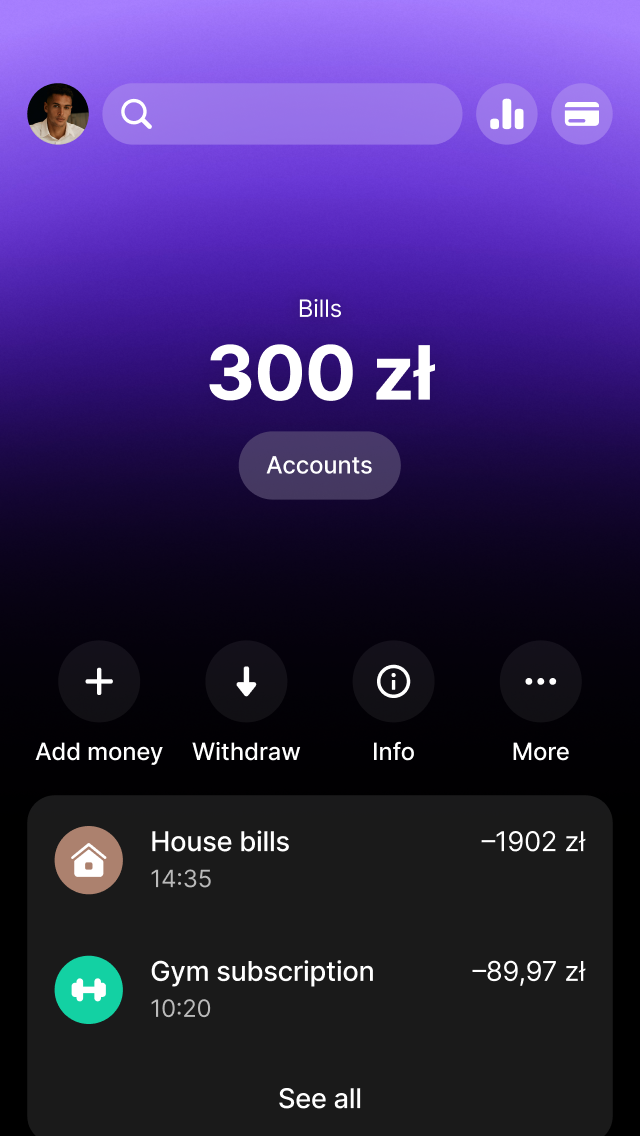 Organise your money
