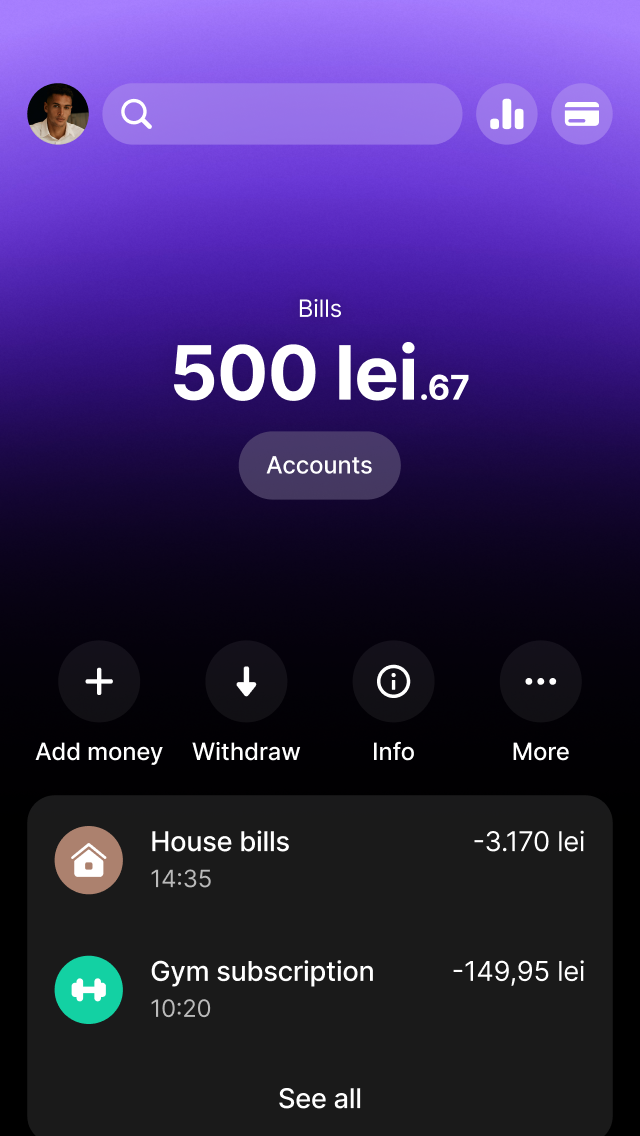 Organise your money
