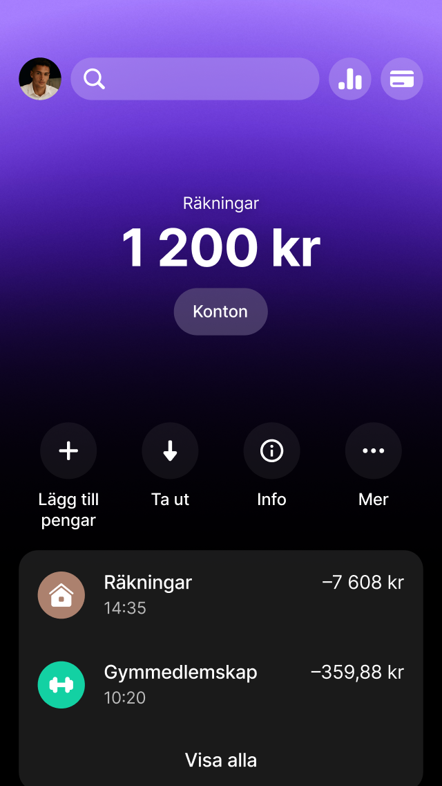 Organisera dina pengar