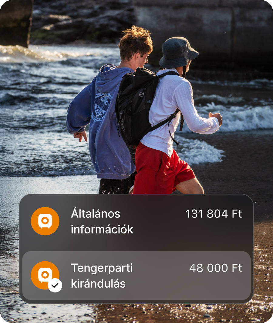Gyermekük bankszámlája betéti kártyával