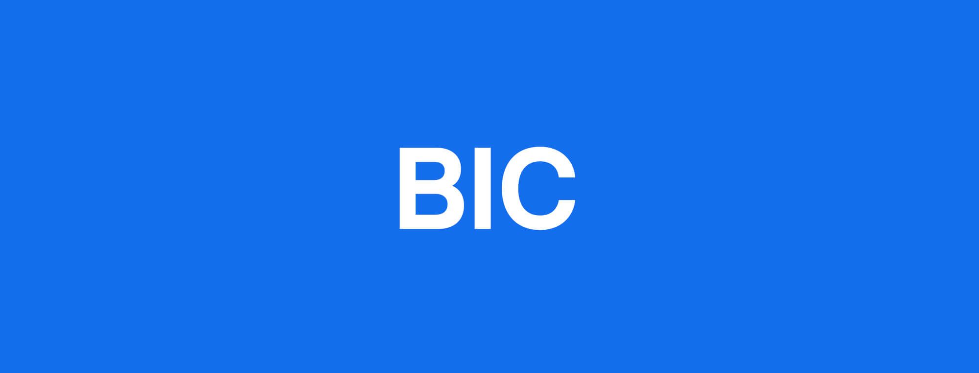 BIC-kod (SWIFT) – Vad är en BIC-kod?