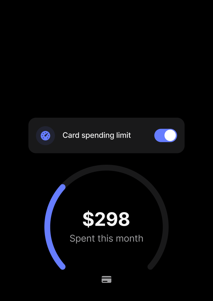 Advanced card controls for even safer spending