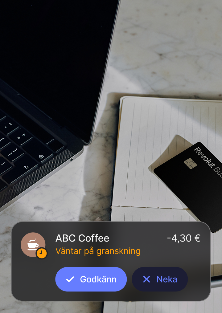 Ställ in utgiftskontroller och godkännanden