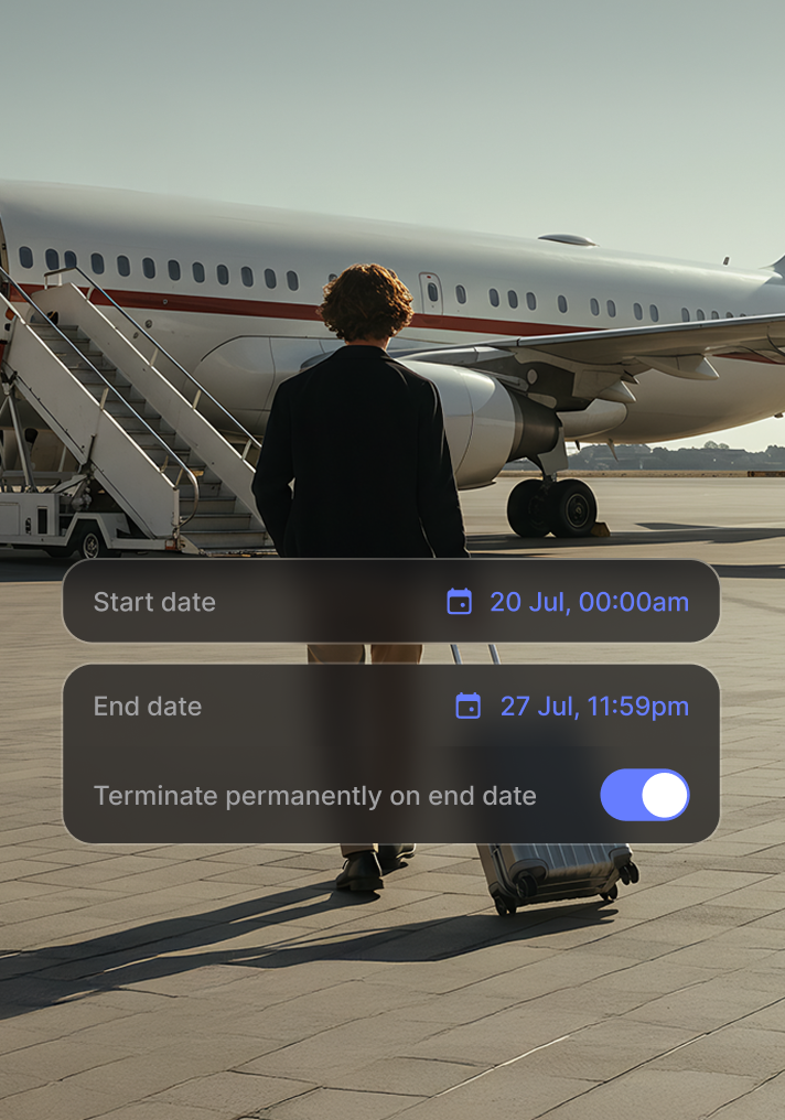 Set spending periods