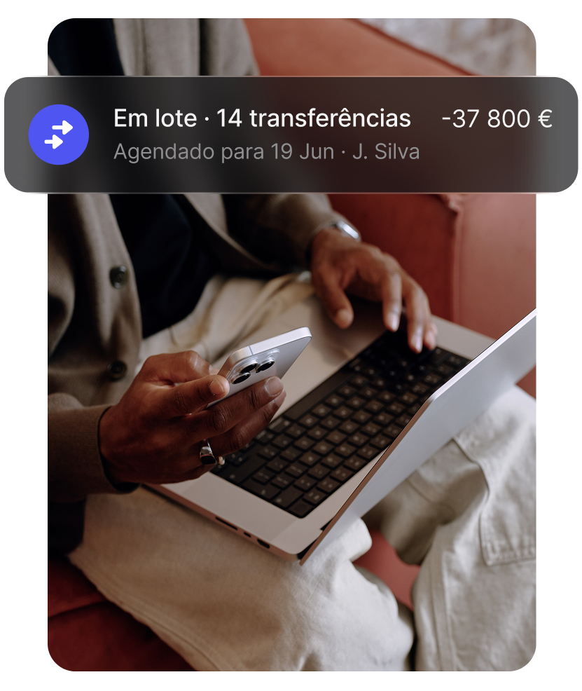 Folhas salariais concluídas
em apenas alguns cliques
