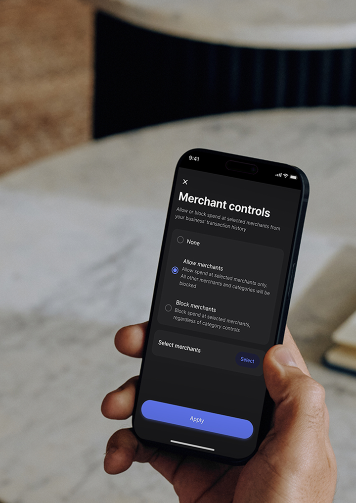 Allow or block merchants