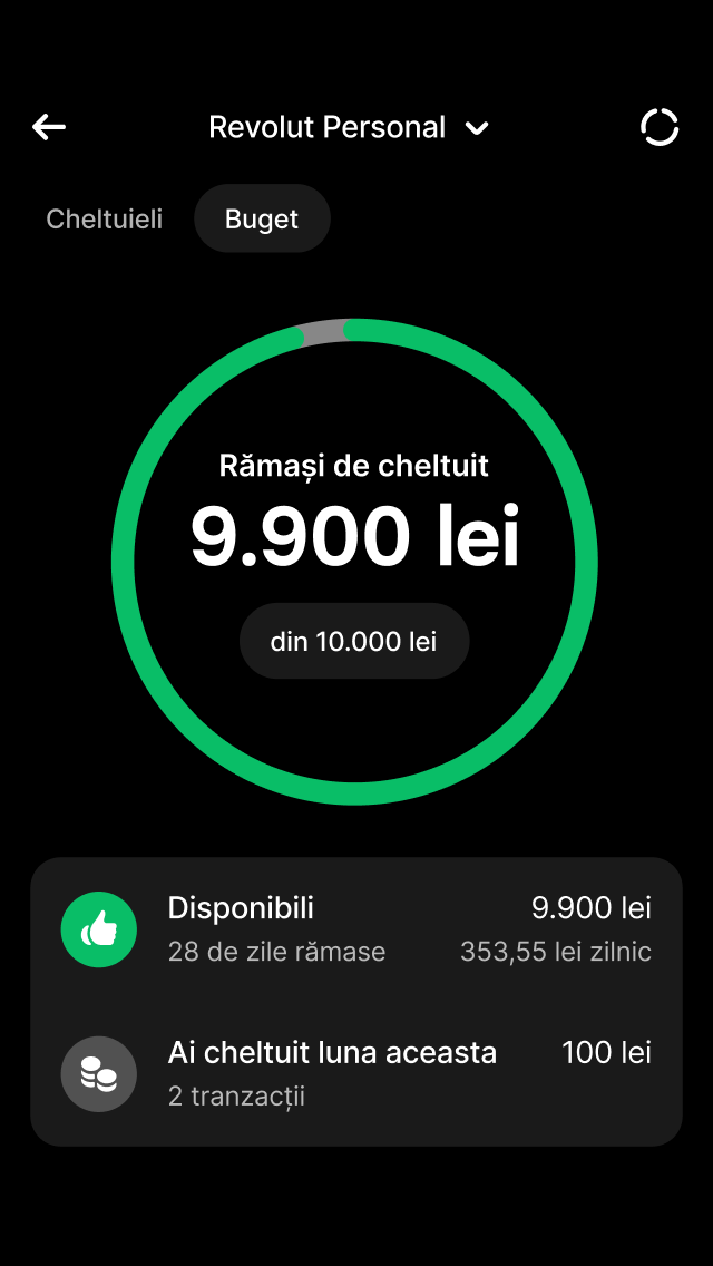 Urmărește cheltuielile