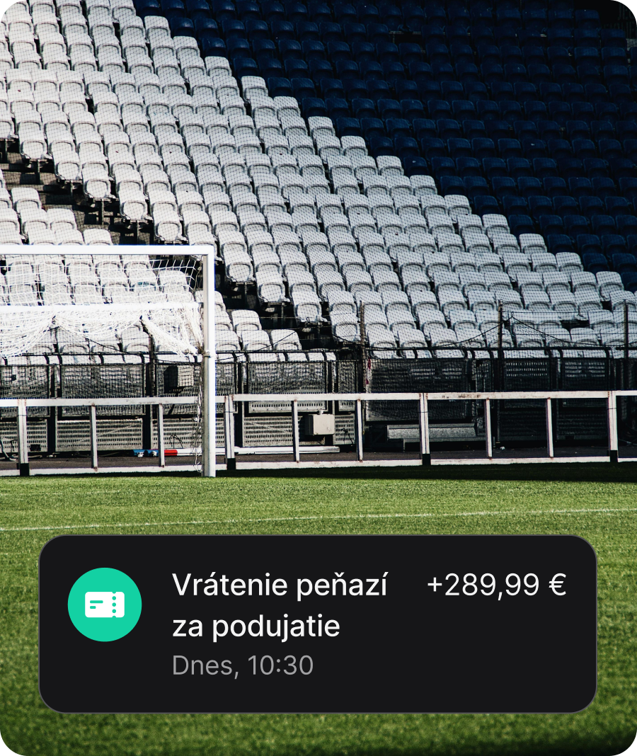 Poistenie vstupeniek