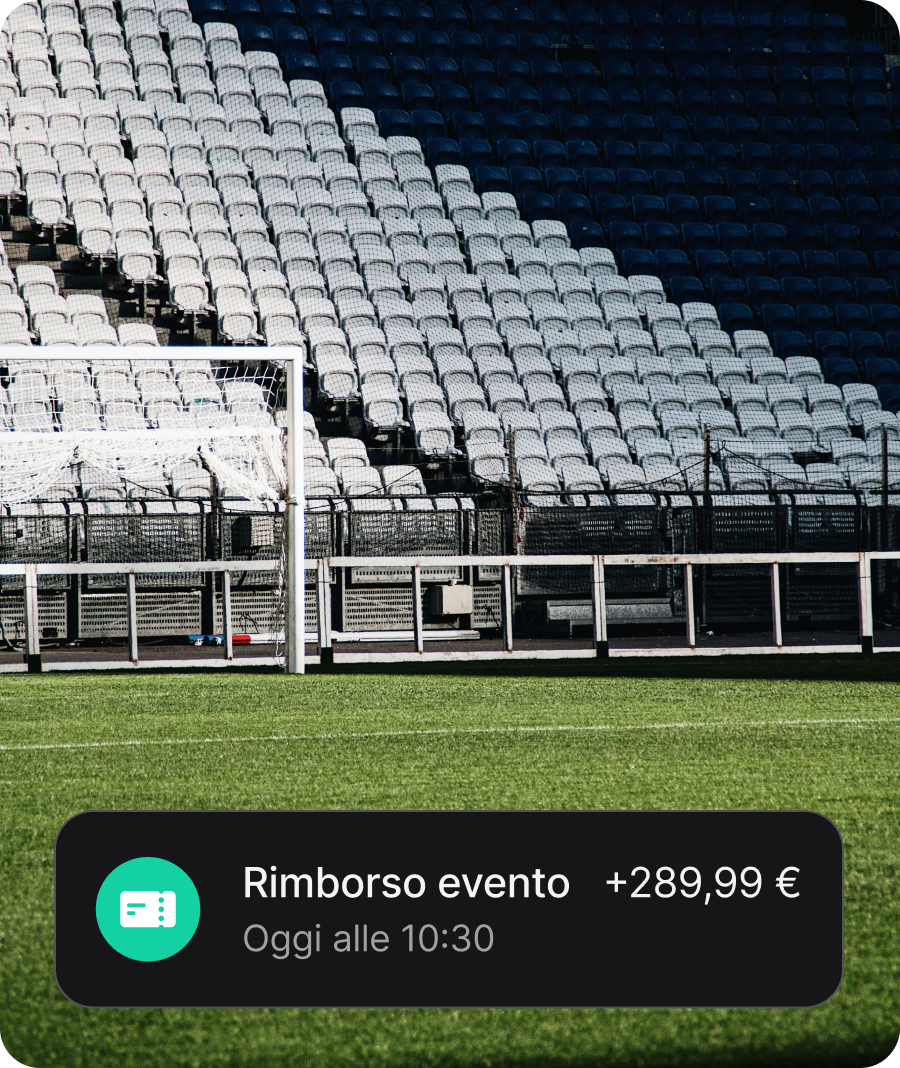 Ti rimborsiamo noi i biglietti