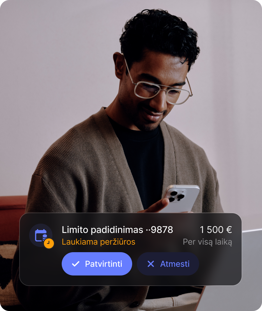 Pervedimų patvirtinimas