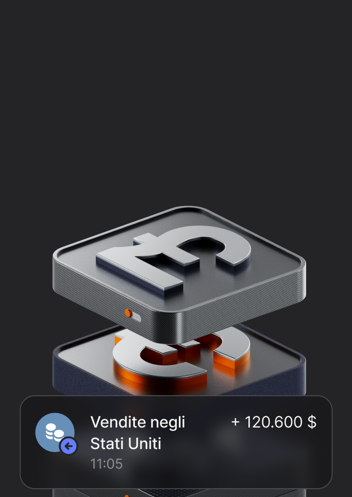 Gestisci denaro in più valute²
