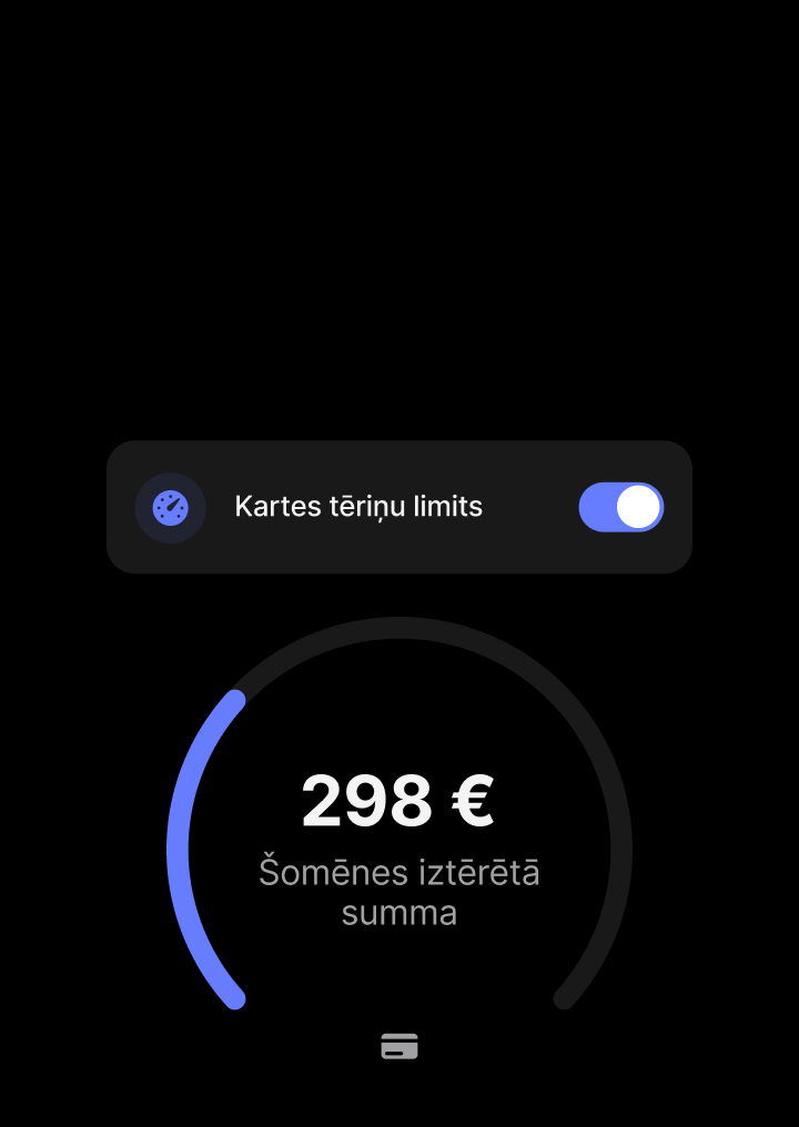 Pielāgojiet karšu kontroli, lai tēriņi būtu vēl drošāki