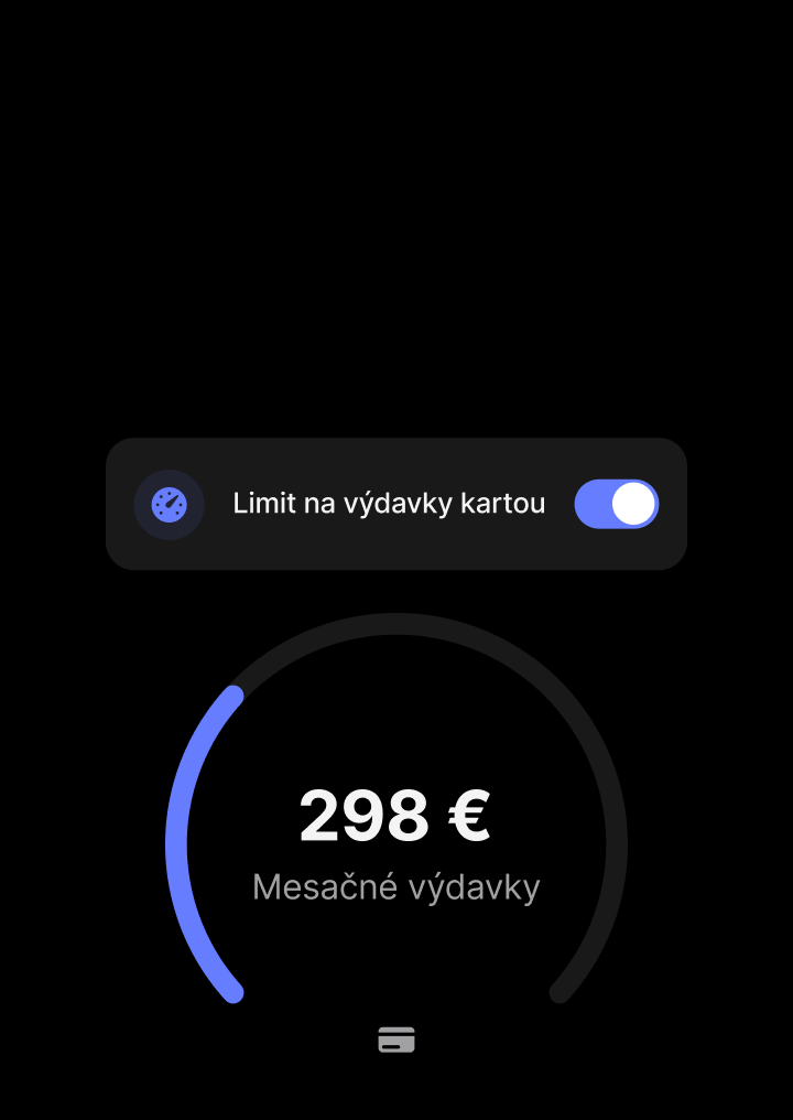 Prispôsobenie nastavení karty pre ešte bezpečnejšie výdavky
