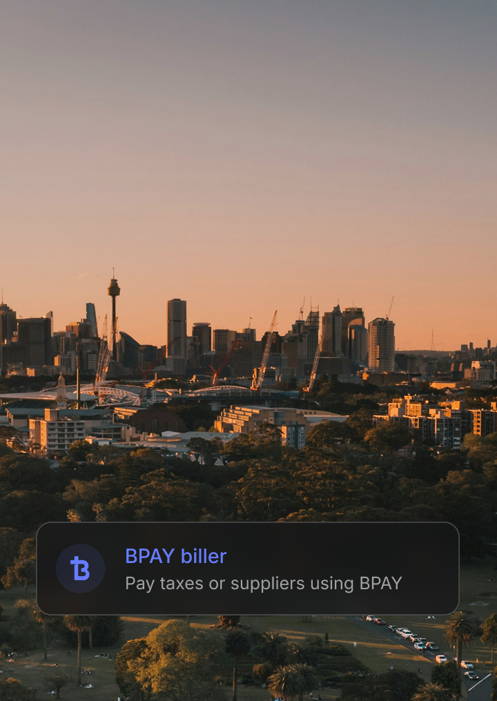Pay suppliers and taxes with BPAY