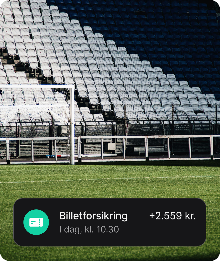 Dækker billetter