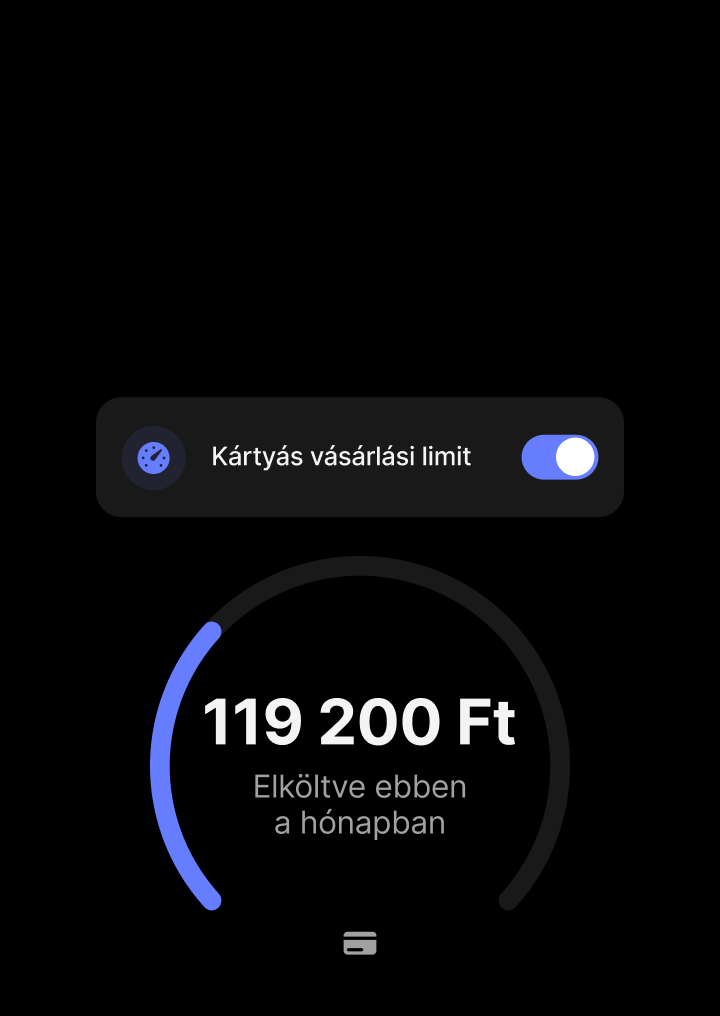 Egyedi kártyabeállítások a biztonságosabb költekezés érdekében bárhol a világon