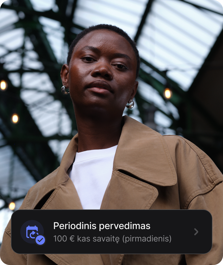 Nustatyk periodinius pervedimus