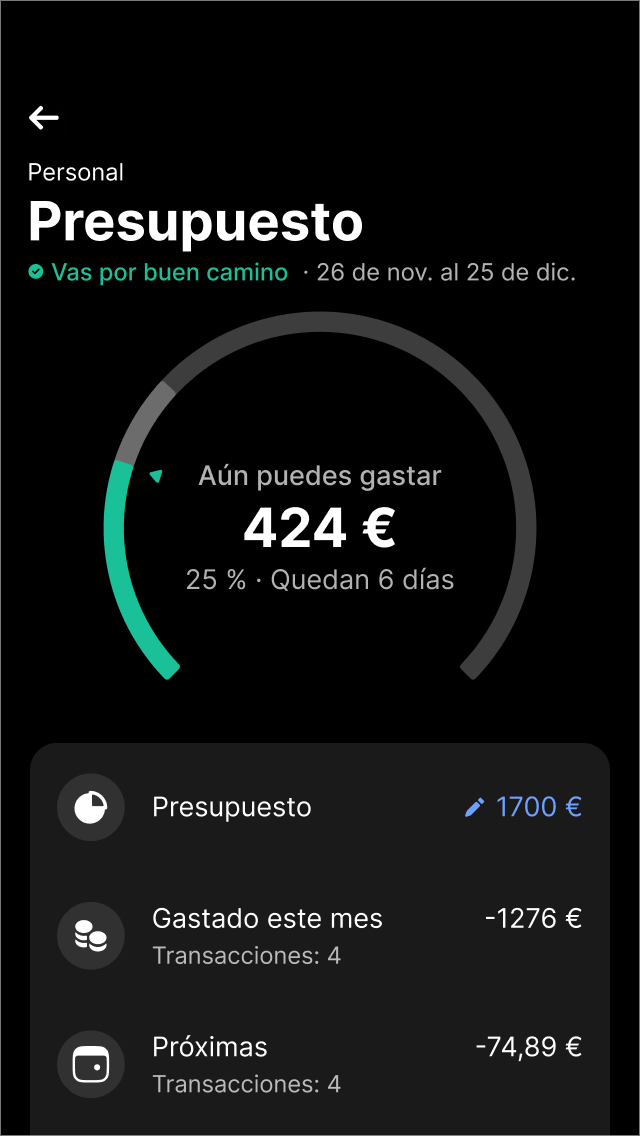 Controla tu dinero