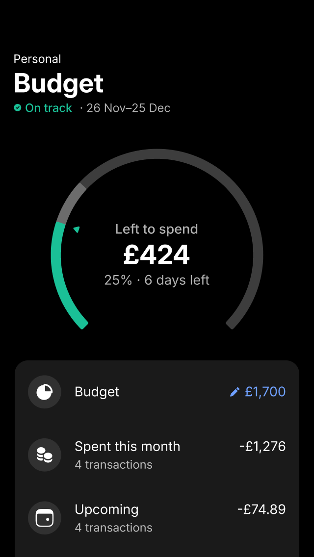 Monitor your money
