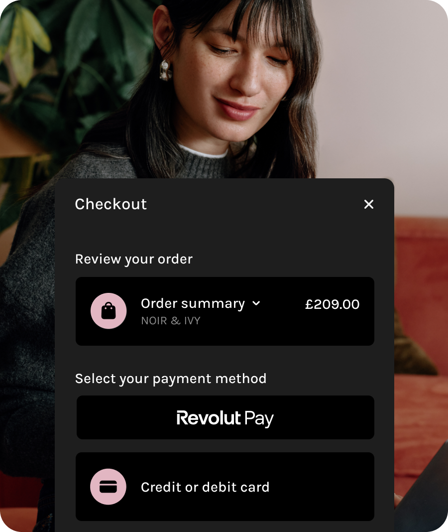Drive sales with Revolut Pay
