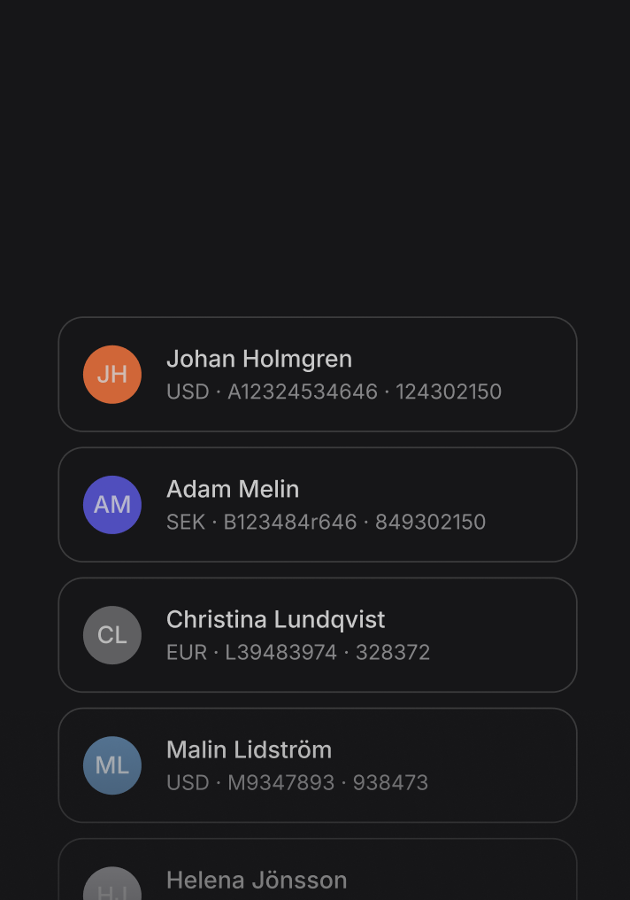 Reconcile transactions in real-time