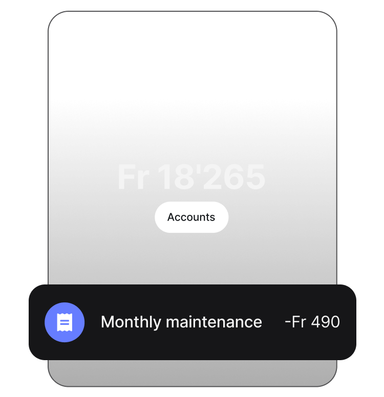 Never miss a payment