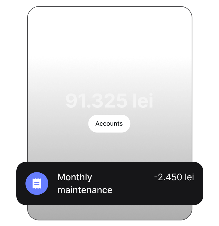 Never miss a payment