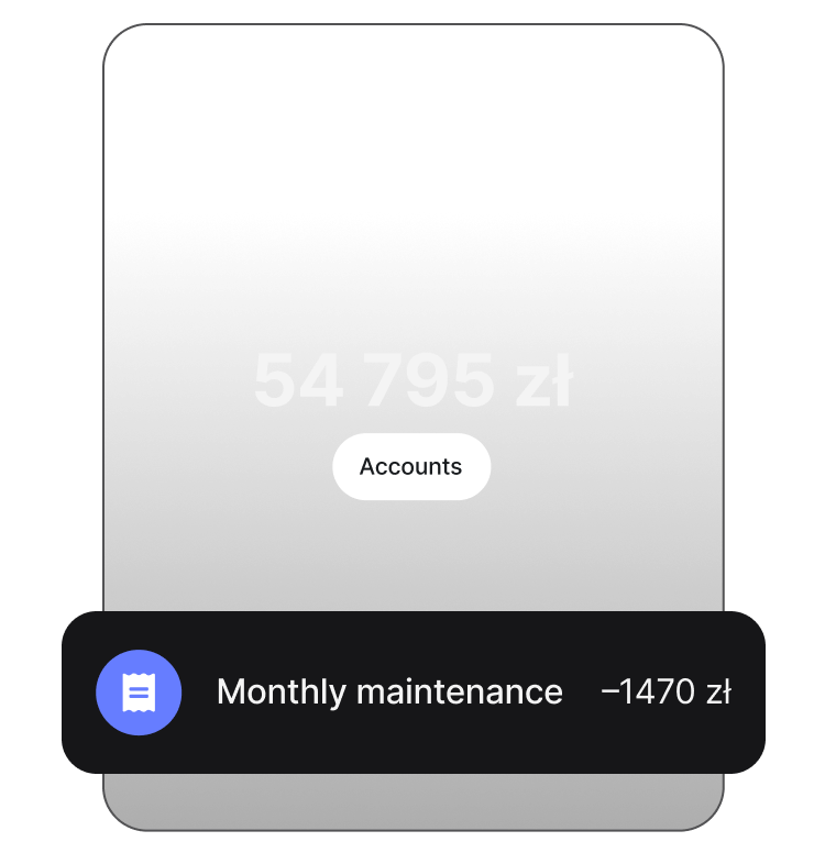 Never miss a payment