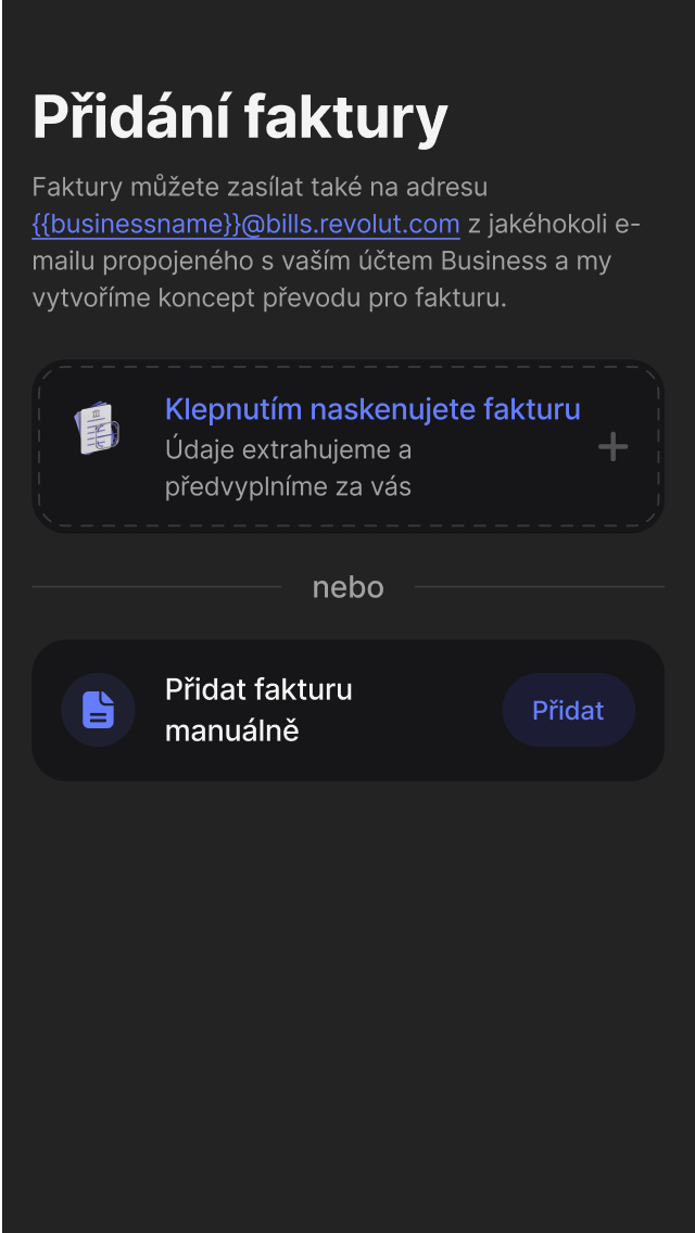 Konec manuálního zadávání dat