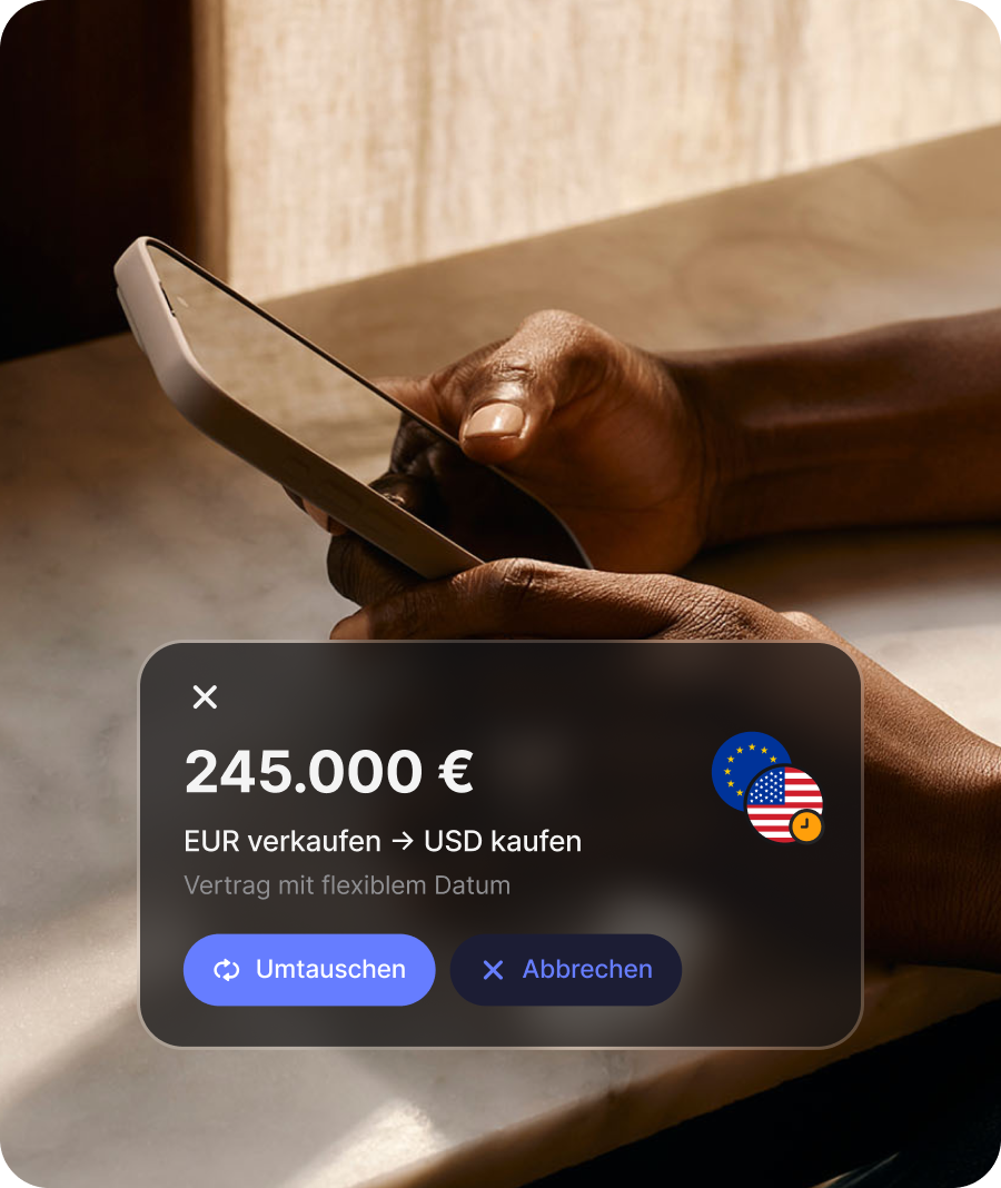 Friere Wechselkurse für bis zu 2 Jahre ein