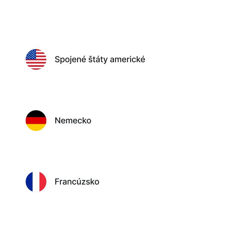 Podpora
najväčších ekonomík
