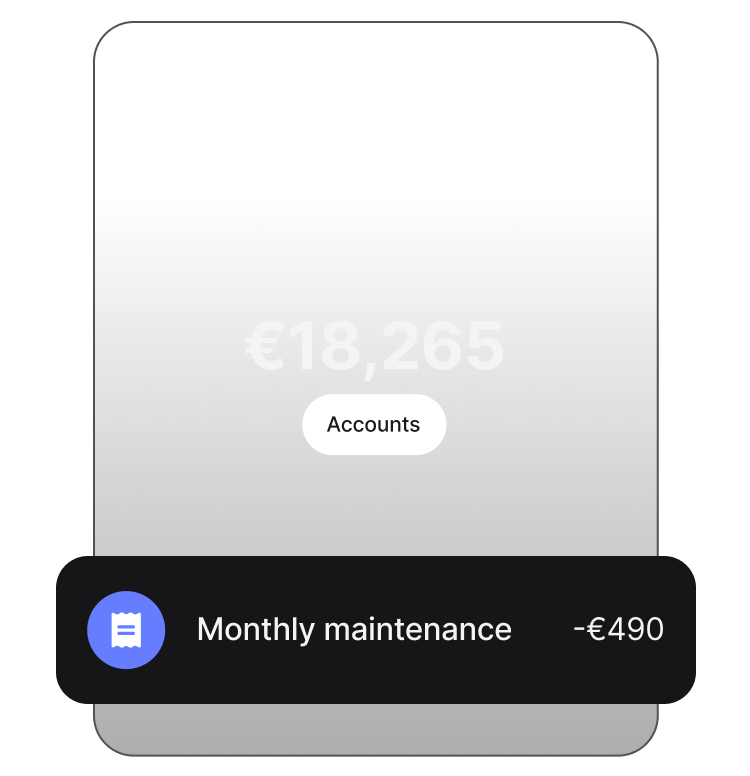 Never miss a payment