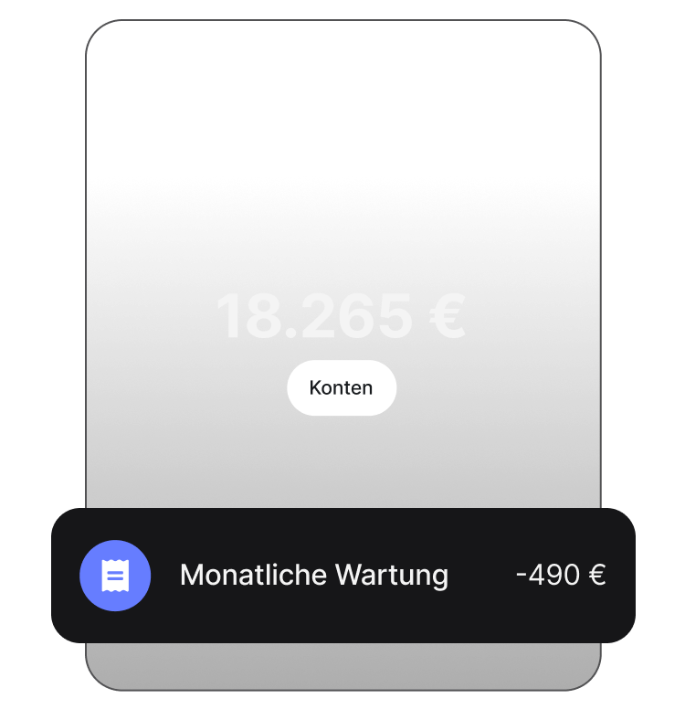 Nie eine Zahlung verpassen