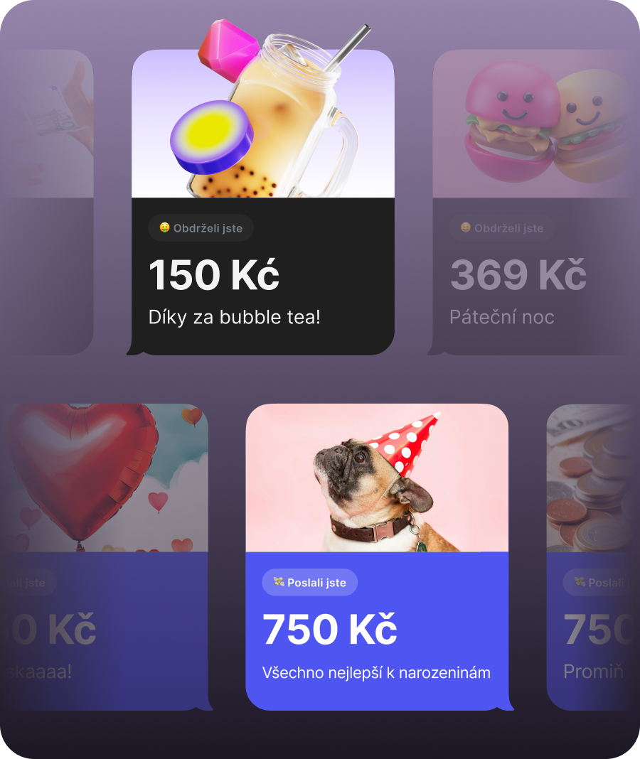 Posílej peníze rodině a přátelům
