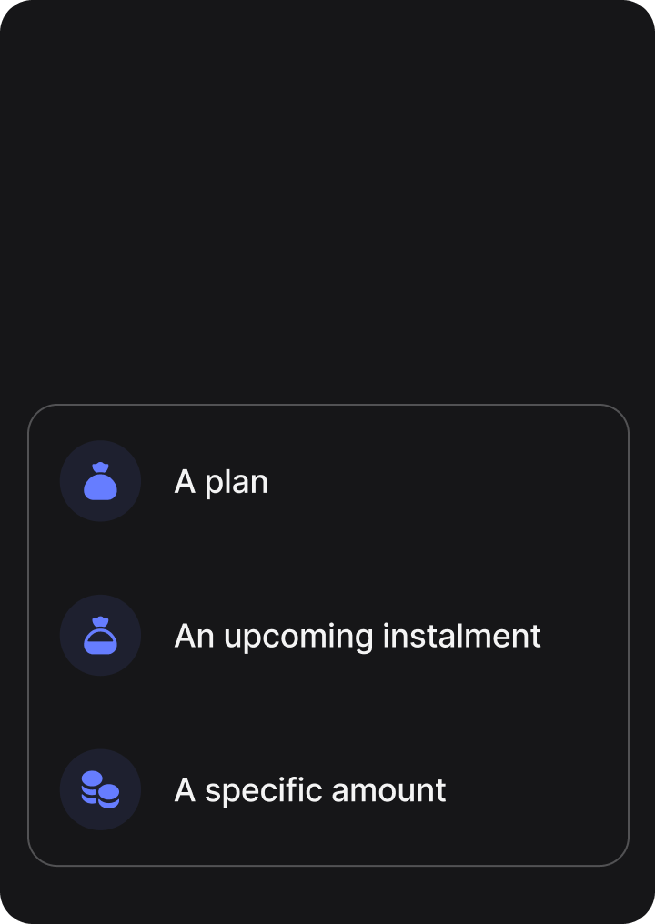 Pay ahead of your recurring payments