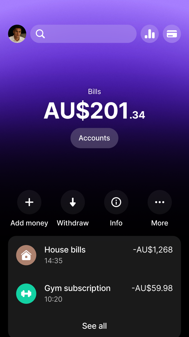 Organise your money