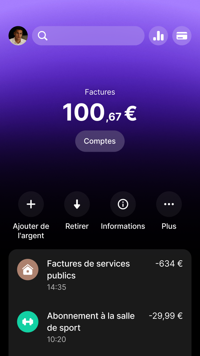 Un compte dans un compte