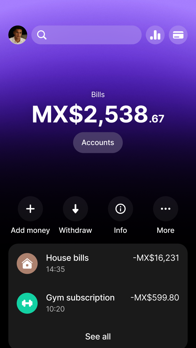 Organise your money