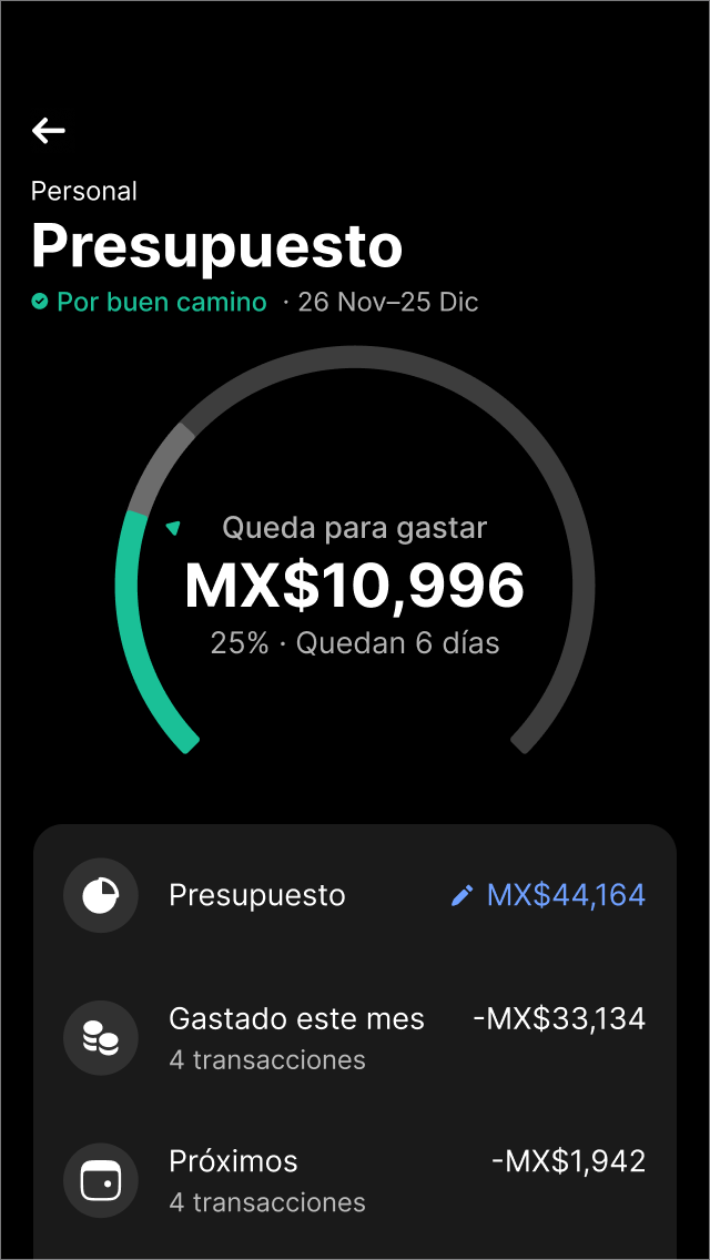 Controla tu dinero