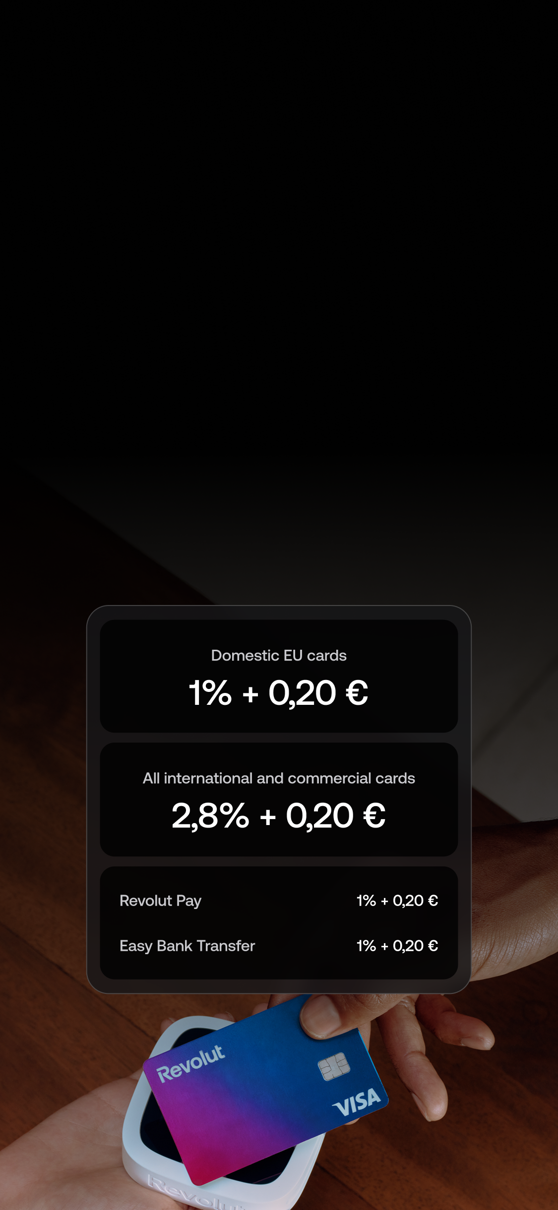 Encaisser des paiements | En ligne et en personne | Revolut Business