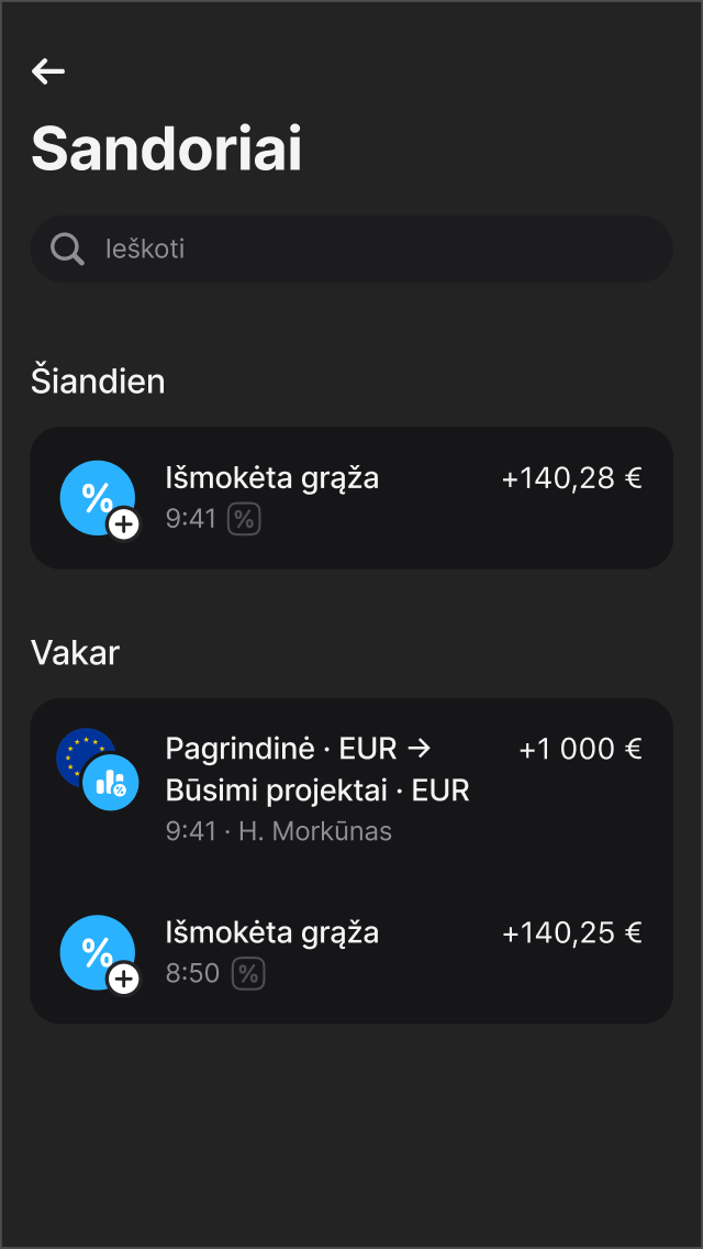 Mažos rizikos investicijos...