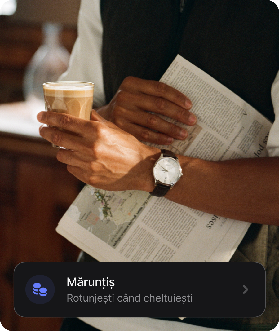 Rotunjește mărunțișul