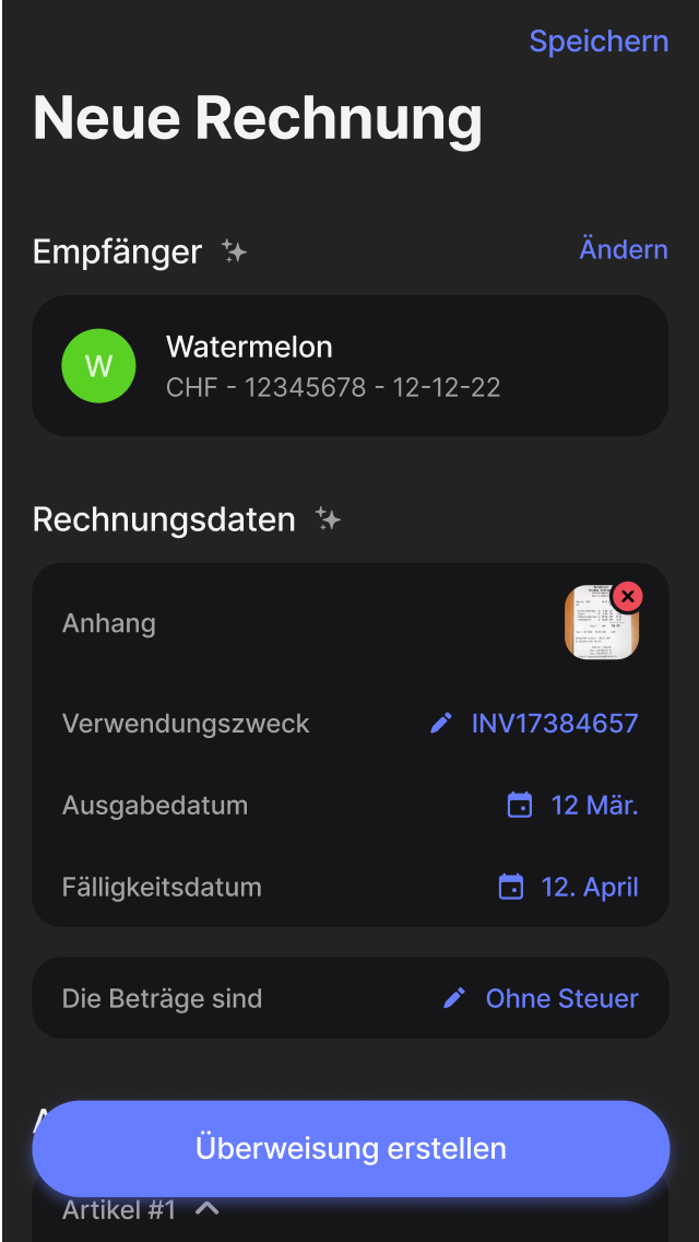 Alles stimmt überein