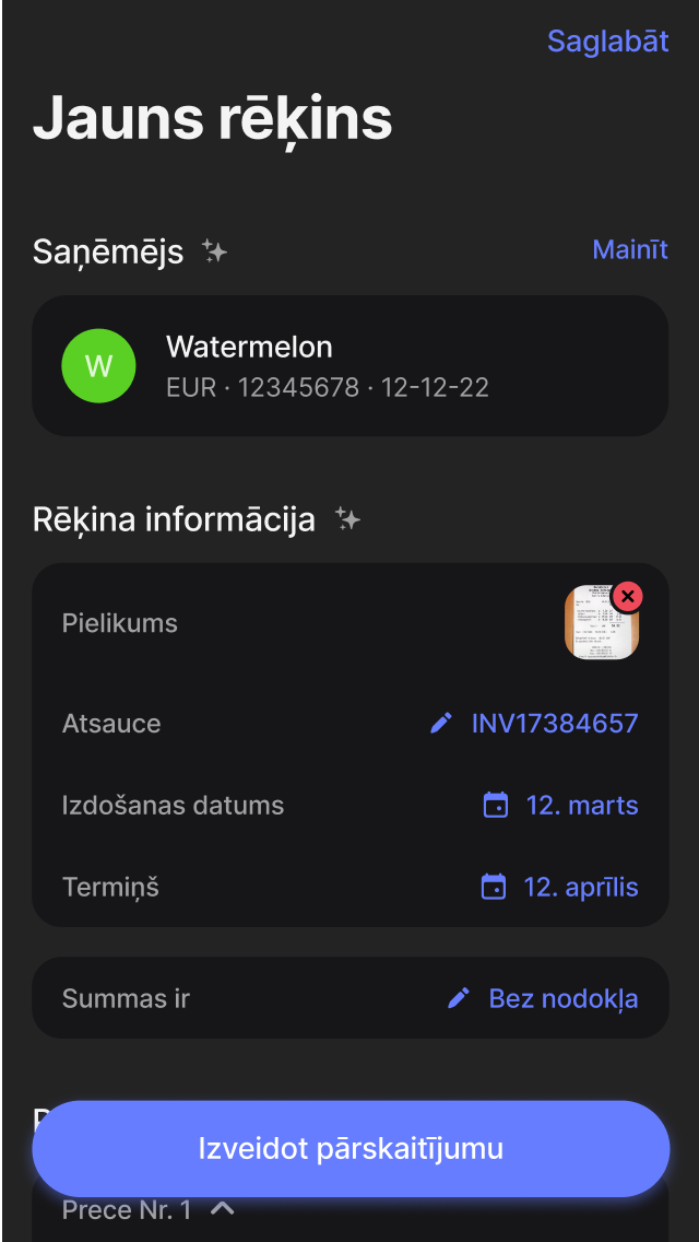 Sinronizējiet datus