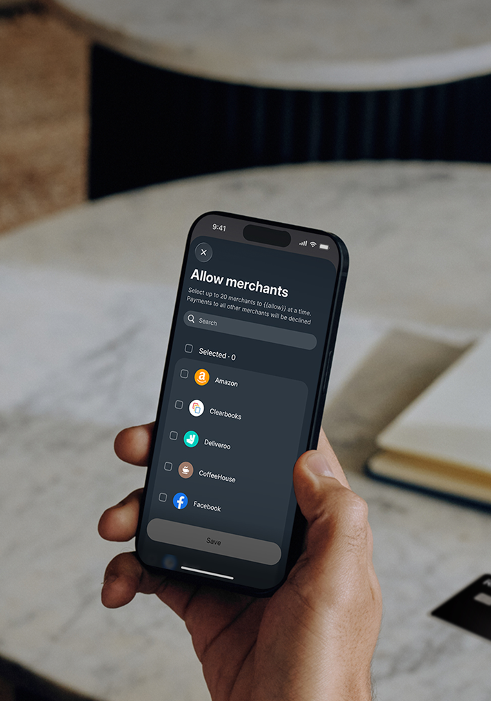 Allow specific merchants