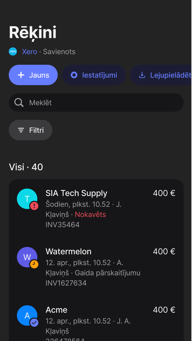 Pilnīga maksājamo rēķinu pārvaldība