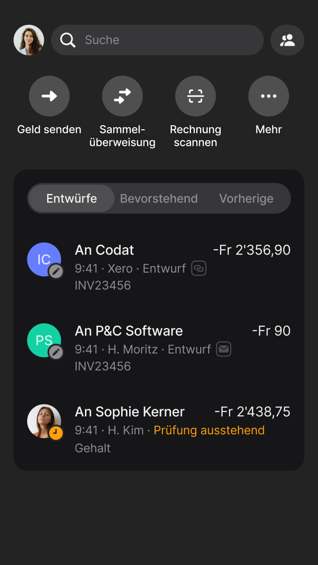 End-to-End Kreditorenkonten