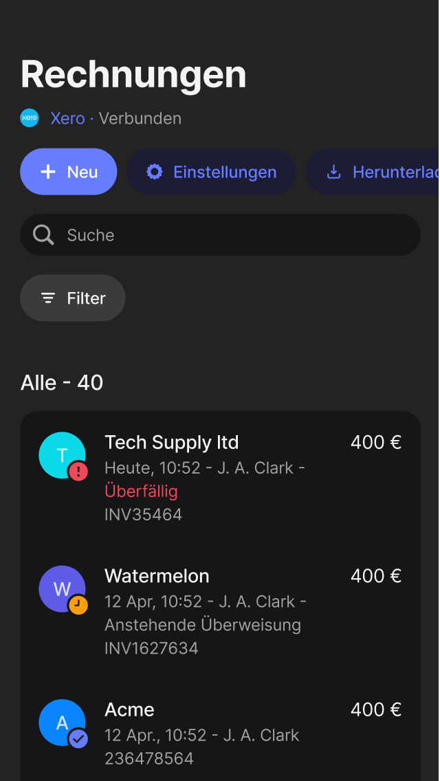 End-to-End Kreditorenkonten