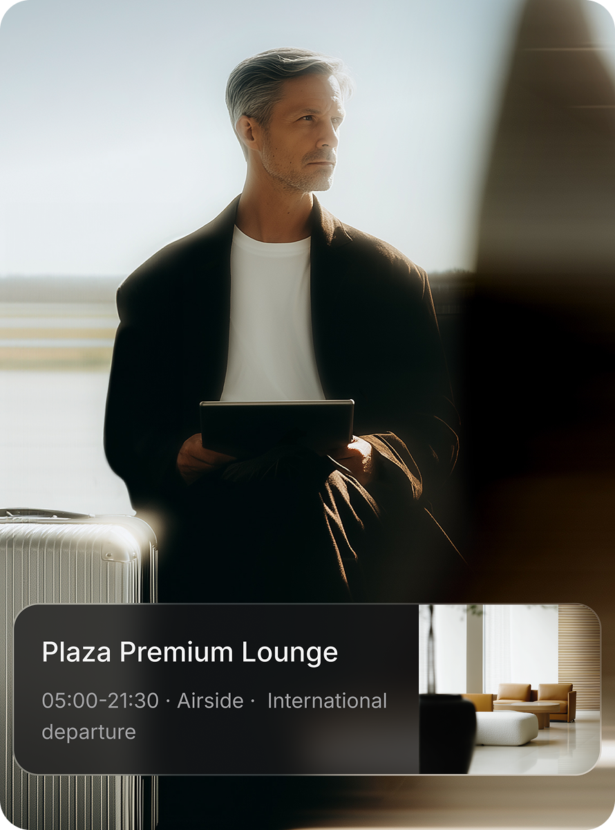 Unlimited lounges. Total focus.