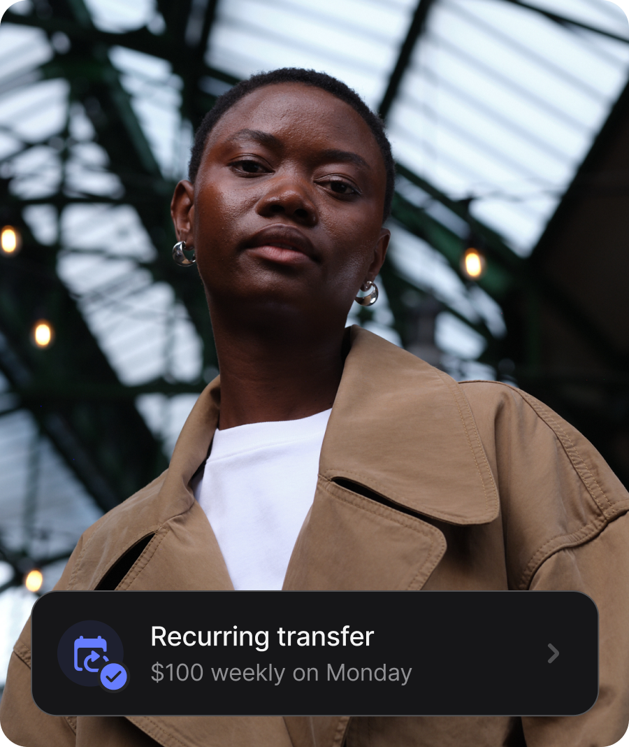 Set recurring transfers